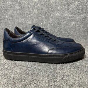 G.Brown Flight B501 Men's Blue Leather Shoes Lace-Up Sneakers Size 9.5